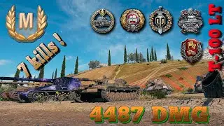 T-100-LT бой на мастера WoT replays  / Ace tanker WoT