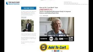 Back Pain Breakthrough PDF Ebook & Manual Guide by Dr. Steve Young