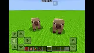 Cold Pig Models vs Taiga Villagers in Minecraft PE