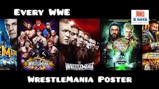 Every WWE WrestleMania Poster From xdata