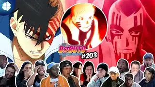 🔥 Naruto Protects Kawaki from Jigen MEGA Reaction Mashup | Boruto 203 🇯🇵 [ボルト -- 海外の反応]