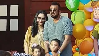 Sanjay Dutt's Kids Iqra & Shahraan's GRAND BIRTHDAY Party