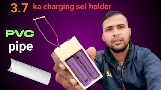 PVC pipe sale holder🚨experiment 3.7 volt battery holder making#viral okay Rajan 