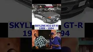 Эволюция Nissan Skyline / GT-R и то, как они воспринимаются. #авто #автоспорт #топ #скайлайн