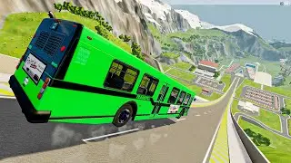 Cars vs Big Ramp Jump BeamNG Drive Extreme Car Crashes 😱😱