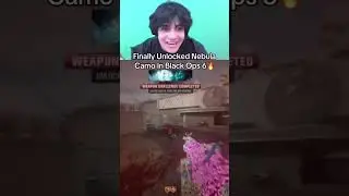 I UNLOCKED NEBULA CAMO IN BLACK OPS 6