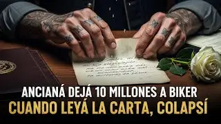 Anciana Dejó Herencia A Biker — Cuando Leyó La Carta, Lloró