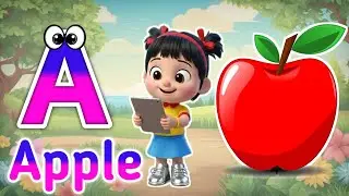 Phonics Song 2 with TWO Words in 3D - A For Airplane - ABC Alphabet Songs with Sounds for Children