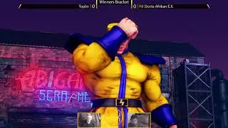 Toplin (F.A.N.G) vs. HB | Docta Afrikan E.X. (M. Bison) - Runnit at the Dojo 11 - Street Fighter V