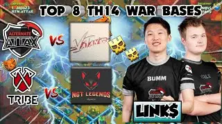 New Top 8 TH14 War Bases + Links of ATN.aTTaX vs VATANG & TRIBE Gaming vs N.G.T Clash of Clans Coc