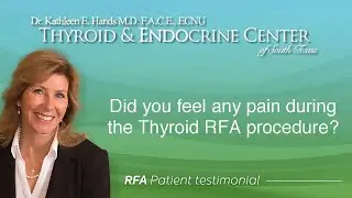 Did you feel any pain during your thyorid radiofrequency ablation (rfa) procedure?