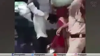 Viral Video | RPF Jawan molested lady at Kalyan station | Thane Post