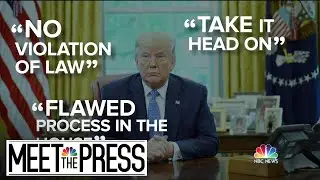 Under Impeachment Pomp, Partisan Rancor Corrodes Congress | Meet The Press | NBC News