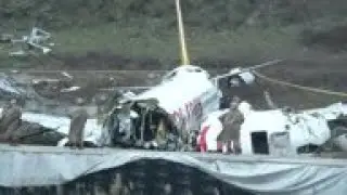 Morning shots of Turkish airliner that skidded off runway