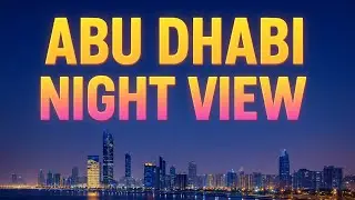 A night view of Abu Dhabi? #Abudhabi 