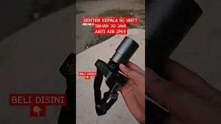 Senter kepala aoki 80 watt super terang anti air #senterkepala #senterled #senter