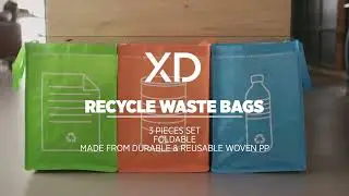 Shopper personalizzate in polipropilene per la differenziata Trash