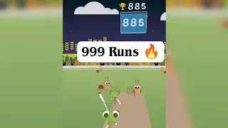 Making 999 Runs 🔥🔥 in Google Doodle Cricket Game 