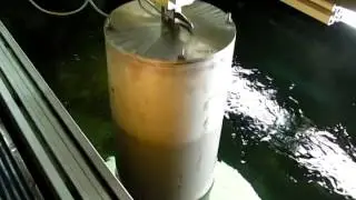 Heave plates damping added mass experiments