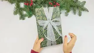 Tip to wrap a gift with small piece of paper 