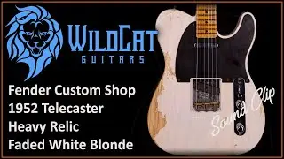 Fender Custom Shop 1952 Telecaster Heavy Relic Faded White Blonde #6StringJungle
