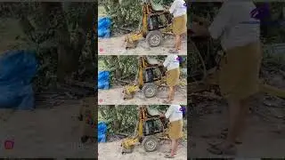 അപ്പൂപ്പൻ ഉണ്ടാക്കിയ ജെസിബി പ്രവർത്തിക്കുന്നത് കണ്ടോ? #viral #ebulljetvanlife #viralvideos