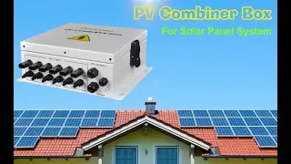 PowGrow 6 String PV Combiner Box for Solar Panel System