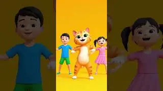 Everyone Follows The Cat 🐱😂 Dance Shorts#cartoon #cat #youtubeshorts #kids