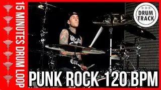 Drum Beat 120 bpm - Groove Drum Track 120 BPM Punk Rock | Bater&iacute;a 120 BPM Punk Rock