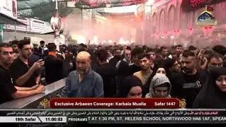 🔴 LIVE Arbaeen | Najaf to Karbala Walk | 19th Safar 1447 | Ahlebait TV