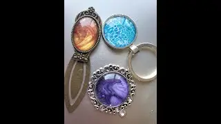 11 How to make Jewelry with Paint Pouring Skins