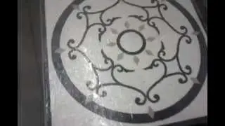 60 Inch Square Medallion Tumbled - Model Ruby - Medallionsplus.com