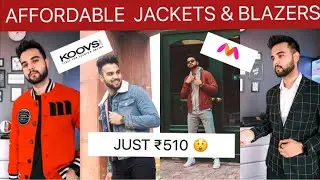 Myntra & Koovs Huge Jacket and Blazer Haul | Marriage Clothes | Denim jackets | Varsity Jackets