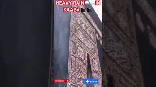 Heavy rain in mosque Al_haram Makkah|tofani barish in Makkah|Makkah rain 🌧|Makkah weather #shorts