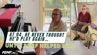 At 94, He Never Thought He&rsquo;d Play Again&hellip; Until PEMF 🎹✨