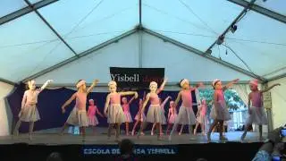 Pre ballet Escuela de danza Barcelona Yisbell Fiesta Mayor de Sarria 2010-3