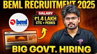 🏢 BEML Jobs 2025 | Salary 1.4 Lakh + Allowances | Govt Hiring🔥| BEML Recruitment 2025 #gate2026 #job