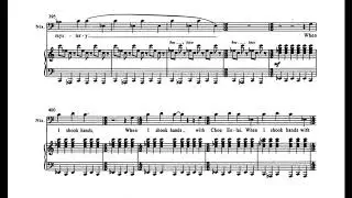 John Adams - Nixon in China (with Score) - Part 1 - Act 1, Scenes 1 and 2