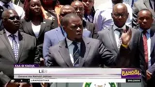 Gavana ma Nairobi Johnson Sakaja chiwo ler ewi gope mag Nairobi
