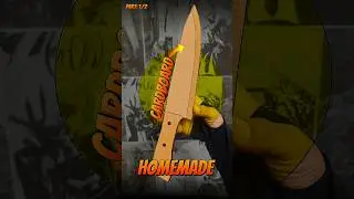 [Part 1/2] How to make a Knife out of Cardboard
