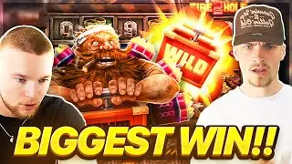 OUR BIGGEST WIN EVER!! INSANE SETUP ON FIRE IN THE HOLE!!