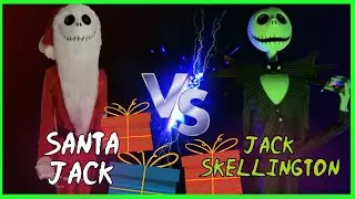 Santa Jack VS Jack Skellington (Christmas & Halloween animatronics) Nightmare before Christmas