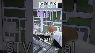 Panda Panel STV Signal Bypass Technique For Inside ITO Glass #shorts