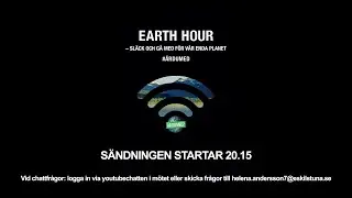 Earth Hour - 27 Mars 2021, kl. 20:15-21.30