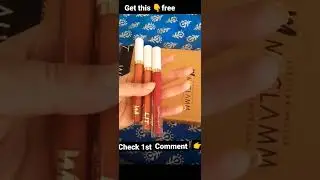 myglamm free lipstick| myglamm free lipstick review #shorts #shortsfeed #shortvideo #tiktok #myglamm