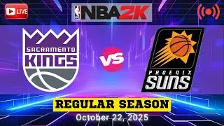 OCTOBER 22, 2025 | KINGS VS SUNS | NBA REGULAR SEASON | LIVE FULL GAME SIMULATION | NBA 2K26