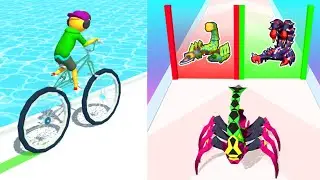 Scorpion Run: Evolve & Clash vs Big Bike - All Levels SpeedRun Android iOS Gameplay Ep14