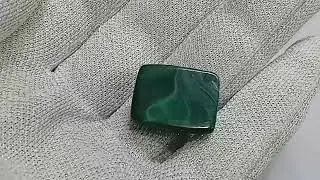 Natural Malakite Stone Weight 40.85 Carat