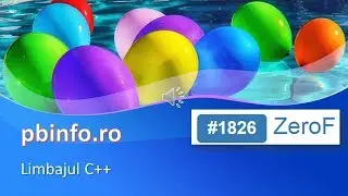 Limbajul C++ Problema #1826 ZeroF de pe site-ul pbinfo.ro