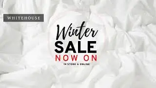 WHITEHOUSE & CONTINENTAL LINEN BIG WINTER SALE NOW ON!